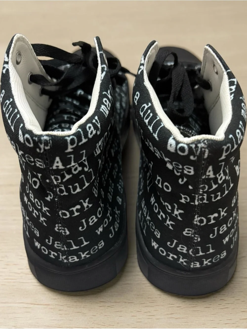 The Shining High Top Shoes Men’s 10.5 Midnight Monsters Society Gringe Halloween